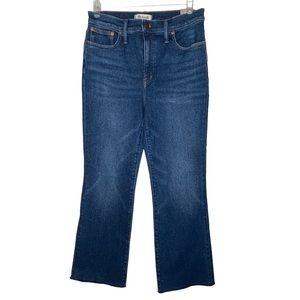 Madewell Women’s NWT Cali Demi-Boot Jeans High Rise Raw Hem Sz.29x26”
